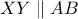 XY \parallel AB