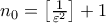 n_{0}=\left [ \frac{1}{\varepsilon^{2}} \right ]+1