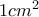 1 cm^2