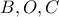 B,O,C
