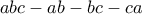abc-ab-bc-ca