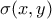 \sigma(x,y)