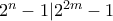 2^n-1|2^{2m}-1