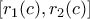 [r_1(c), r_2(c) ] 
