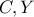 C,Y