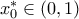 x^*_0\in(0,1) x^*_0\in(0,1)