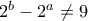 2^b-2^a\neq 9