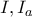 I, I_a