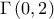 \Gamma \left( {0,2} \right)