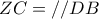  ZC=//DB