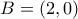 B = \left(2,0\right)