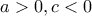 a>0,c<0