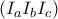 \left ( I_{a}I_{b}I_{c} \right )