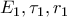 E_{1},\tau _{1},r_{1}