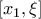 [x_1, \xi] 