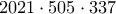 2021 \cdot 505 \cdot 337