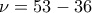 \nu=53-36