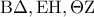 {\rm B}\Delta ,{\rm E}{\rm H},\Theta {\rm Z}