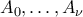 A_{0},\ldots,A_{\nu}