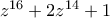 z^{16}+2z^{14}+1