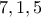 7,1,5
