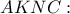 \displaystyle{AKNC:}