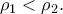\rho_{1}<\rho _{2}.