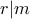 r|m