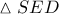 \vartriangle SED