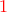 {\color {red}1} 
