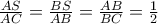 \frac{AS}{AC} =\frac{BS}{AB}=\frac{AB}{BC}=\frac{1}{2}