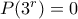 P(3^r)=0