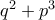 q^{2}+p^{3}