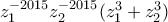 z_{1}^{-{2015}}z_{2}^{-{2015}}( z_{1}^{3}+z_{2}^{3})