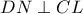 DN \perp CL