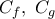 C_{f},\,\,C_{g}