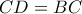 CD=BC
