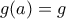 g(a)=g