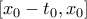 [x_0-t_0,x_0]