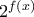 2^{f(x)}