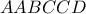 AABCCD