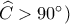 \widehat C>90^\circ) \widehat C>90^\circ)