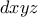 dxyz