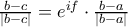 \frac{b-c}{\mid b-c\mid}=e^{if}\cdot\frac{b-a}{\mid b-a \mid}