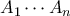 A_1 \cdots A_n