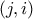 (j,i)