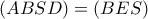 (ABSD) = (BES)