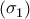 \displaystyle{\left( {\mathop \sigma \nolimits_1 } \right)}