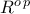 {{R}^{o\,p}} {{R}^{o\,p}}