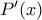 P'(x)